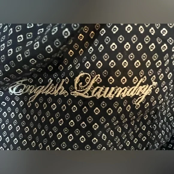 English Laundry Geometric Button-Down Shirt Medium - Picture 3 of 11